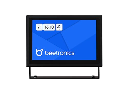 Image of Beetronics 7 Inch Touchscreen Monitor | Full HD 1080p | 7TS7M - Industrial-Grade, Professional 10-Point Multi Touch Display for PC, Mac, Linux - HDMI, DisplayPort, USB-C, VGA Inputs