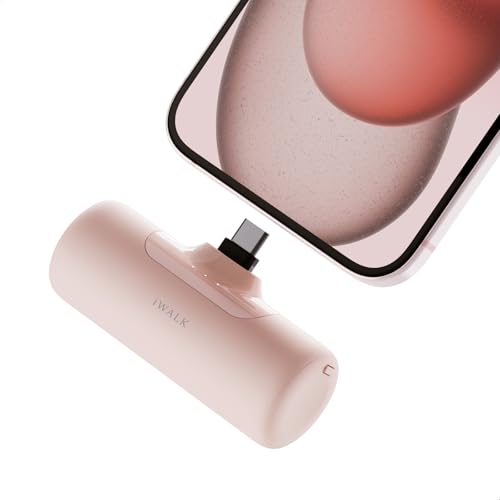 iWALK 4,500mAh Portable Charger for iPhone & Android Pink