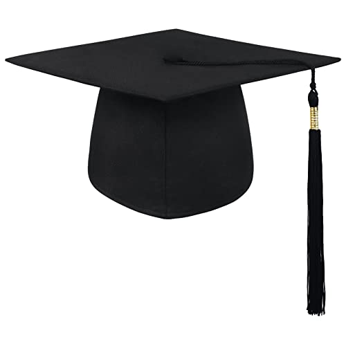 BROADREAM Birrete Graduacion Adulto Niños, Birretes Graduacion Infantil Primaria Ajustable, Gorra Graduación de Estudiante Bachelor para Universidad, Profesor y Doctor Unisex