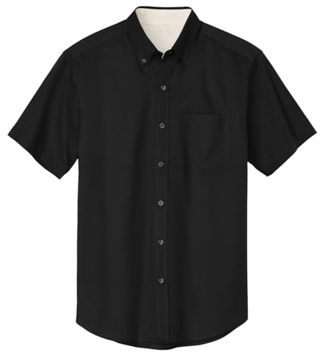 Joe's USA Men's Short Sleeve Wrinkle Resistant Easy Care Shirts in 15 Colors. Sizes XS-6XL3