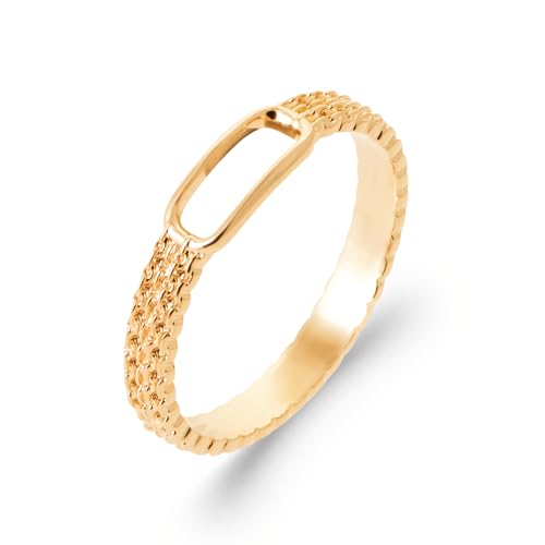 Bague Fine Anti Allergie en Plaqué Or Résistant au Quotidien Tata Gisèle