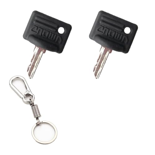 LAX_LMY 2 Pack Forklift Keys Forklift Ignition Key Forklift Equipment Ignition Keys Compatible with Crown Forklift Equipment PE3000 PE4000166 1430 186304 51335040 A214062 for Clark Yale (107151-001)