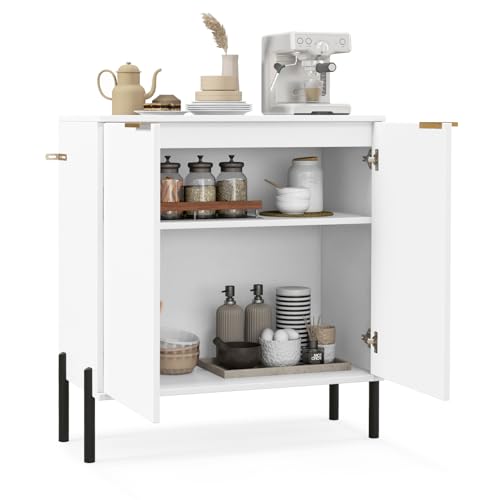 KOMFOTTEU Aparador de Cocina con 2 Puertas