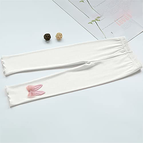 Toddler Girls Cotton Leggings Pants Cute Bunny Embroidery Printed Warm Pants Baby Girl Fall Winter Clothes2