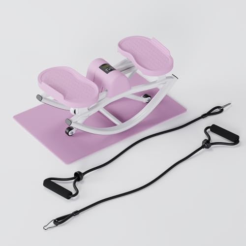Image of The Rock Stepper - Side to Side Rocking Stepper Machine for Home Workouts - Low Impact Indoor Cardio Leg Glute and Core Training - Quiet Compact Step Rocker Exercise Equipment