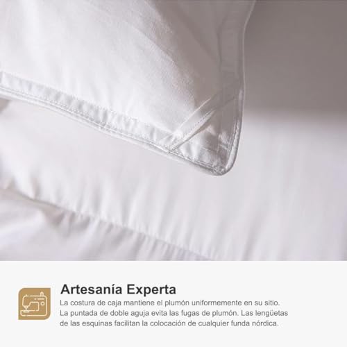 Edredón nórdico verano plumón DWR en algodón orgánico y acabado premium 6