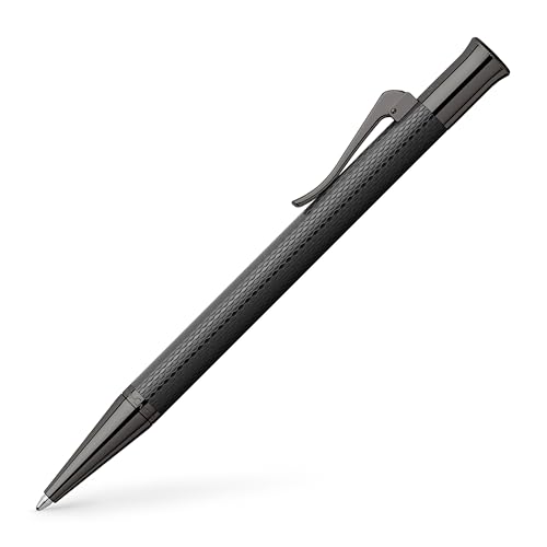 Stylo à bille Guilloche Graf von Faber-Castell noir avec son emballage cadeau d'exception