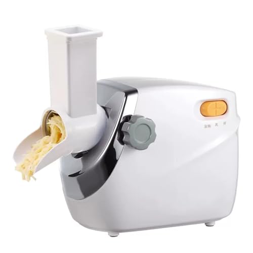 Râpe à fromage électrique commerciale en acier inoxydable 300 W, 60 catties/heure, avec trois barils de couteaux pour râper le fromage et les légumes durs