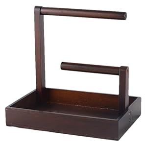 Liqzirtu Schmuckständer mit 2 Ebenen Holz