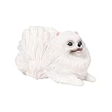 TOYANDONA 1pc Desk Decor Office Desk Decorations Office Desk Toys Custom Mini Pomeranian Pet Figures Mini Puppy Toy Pomeranian Model Dog Model Decor Statuette Collection Gift Puzzle Child