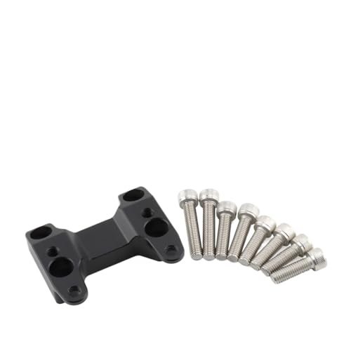 Réhausseur guidon TMAX 560 extension support aluminium CNC noir - 4