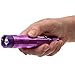 POLICE Stun Gun for Self Defense – M12 Aluminum High Voltage Mini Rechargeable with LED Flashlight, Compact & Heavy Duty – Personal Security for Women & Men – Purple