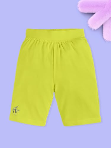 Image of KiddoPanti Girls Knee Length Cycling Shorts Pack of 2