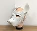 HMILY Handmade full face dog mask cosplay steampunk Halloween costume props (White)
