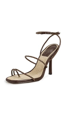 SCHUTZ Women's Kaya Straw Heeled Sandals