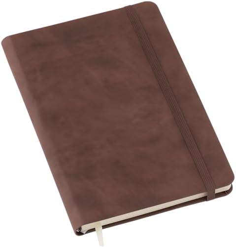 Caderneta Anotacoes Pautada Capa Dura C/Elastico Agenda 14x21 160...