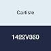 Carlisle 1422V360 Variable Speed Cog-Belt, Rubber, 0.875" Top Width, 36.6" Length