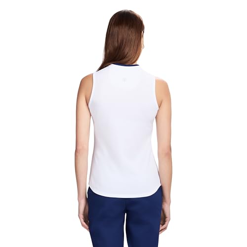 IZOD Women's Athletic Quick Dry V-Neck Sleeveless Polo Shirt2
