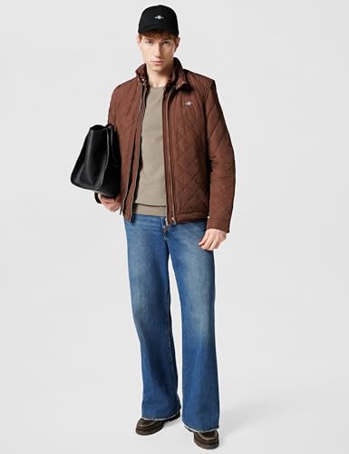 GANT Herren Quilted Windcheater Vest Weste, MAHOGANY BROWN, 3XL EU – Ansicht 7