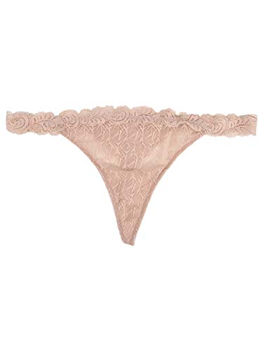 Wacoal Women's Vivid Encounter Thong Panty, Rose Dust, XL