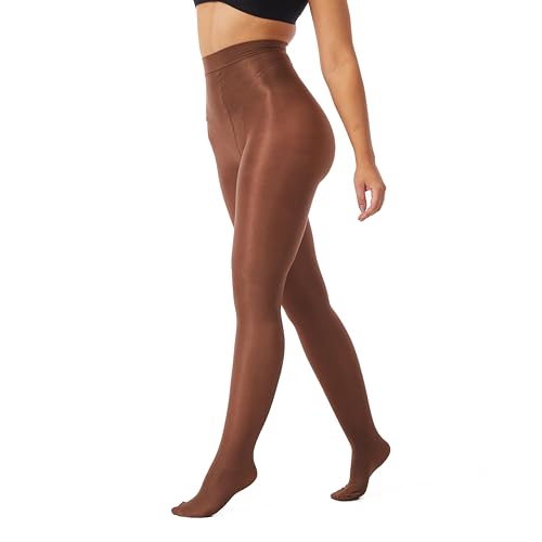 Image of Frola Shaping Tights for Women 70D Shimmery Pantyhose for Dance Ballet Glitter Socks