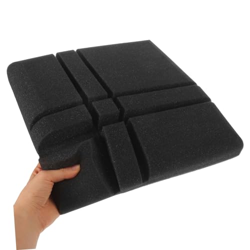 Abaodam 4pcs Paneles Acústicos Aislantes para Paredes de Aislamiento Sonoro Ignífugos para Estudios en Casa miniatura 7