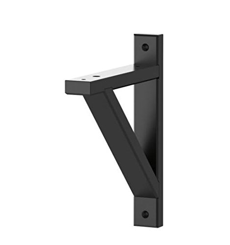 IKEA Ekby Valter Wood Shelves Bracket, Depth 7" Black (X2)