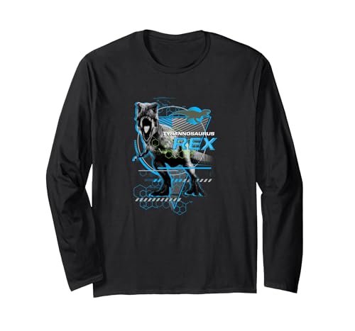 T-shirt long Jurassic World T-Rex idée cadeau anniversaire fan dinosaure