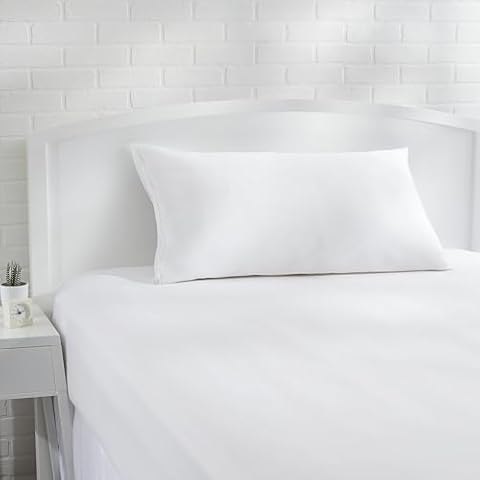 Amazon Basics Hypoallergenic Pillow Protectors, Pack of 2 Cover