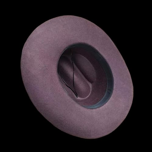 Fedoras pour mascarades en laine vintage avec bandeau fleurs et ruban