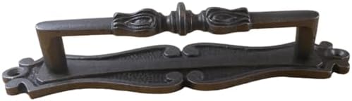 Midwest Craft House 2pc Large Cast Iron Handle Pulls Drawer Pulls Cabinet Handles Pulls Knobs Hardware Natural Iron Color Vintage Style