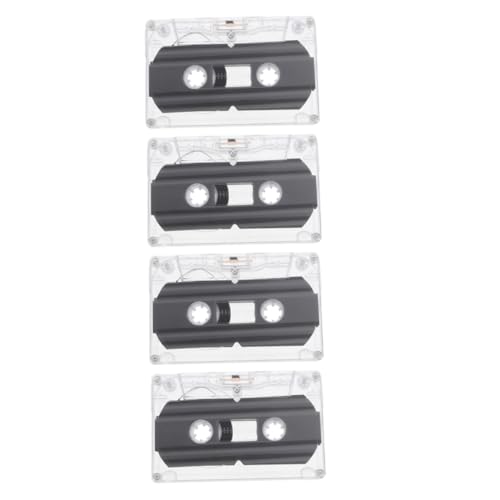 4pcs Blank Cassette Tape PC Rustic Vintage Decorative Ornament
