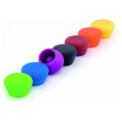 Pulltex 2454140031 - Silicone Wine Stopper, Assorted Colours Cover