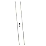 Generic Canopy Repair Kit 2 Truss Bars 47'' with Cross Connector for Quest Coleman Quik Shade Ozark Trail Replacement Parts, White
