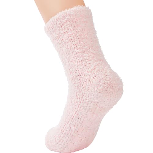 Image of American Trends Hospital Socks Non Slip Socks with Grips for Women Fuzzy Fluffy Grippy Socks Warm Slipper Socks