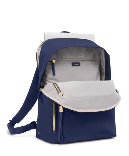 Image of Tumi Unisex Halsey Backpack, Indigo /Light Gold, One Size