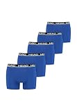 HEAD Calzoncillos Tipo bóxer para Hombre (5, Azul/Negro, L