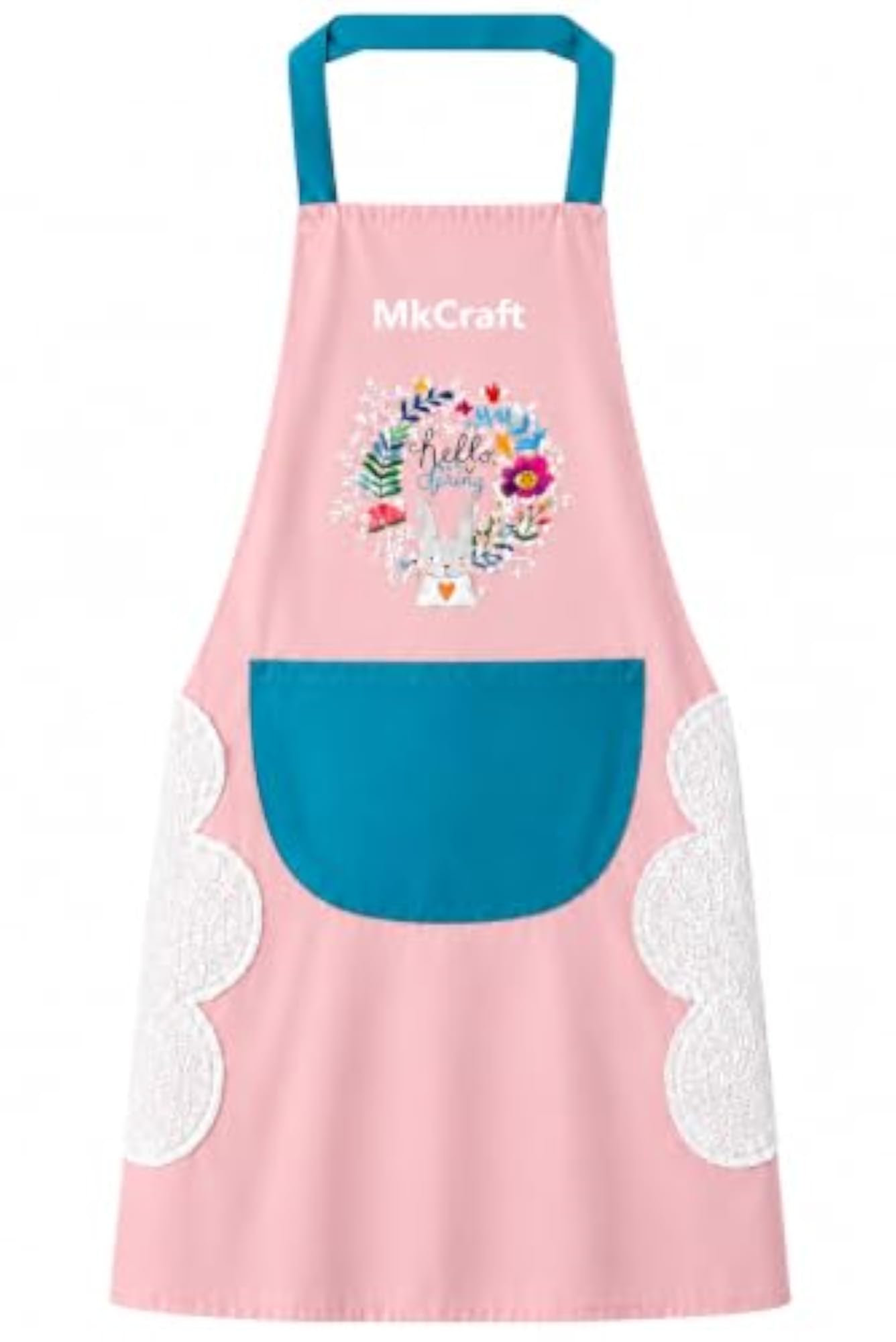 Waterproof Kitchen Apron for Women, Adjustable Chef Apron with Pocket