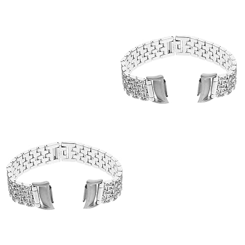 Charme de montre résistant en acier inoxydable, 4 pièces d'accessoire décoratif durable