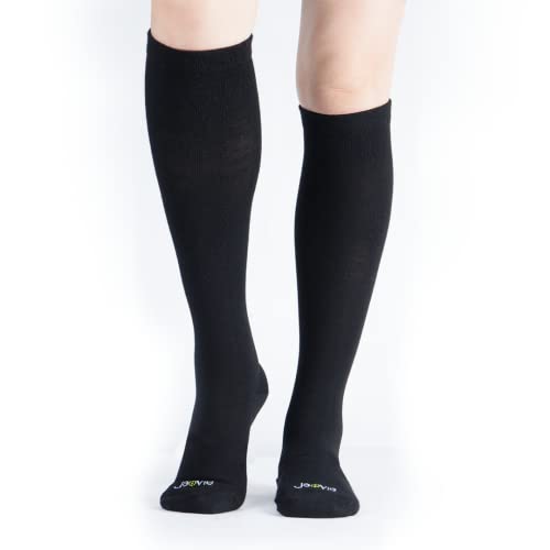 Image of ja vie 80% Merino Wool Ultra Soft 15-20mmHg Graduated Compression Socks for Women & Men