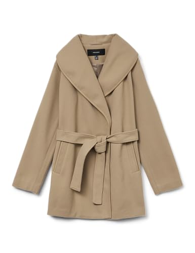 VERO MODA Damen Vmclaudia Jacket Ga Boo, Silver Mink, m