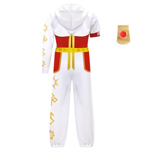 Kids Girls Zombies Character Costume with Wristband, 4-14 Years3