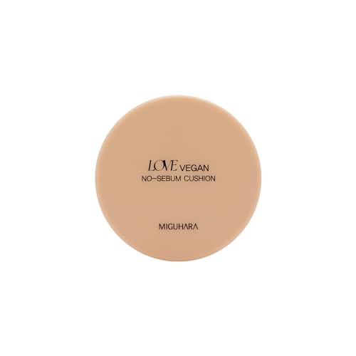 LOVE Vegan No-Sebum Cushion | K-Beauty No Sebum Cushion (15g/0.52 oz.)