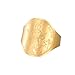 TEAMER Anello San Francesco d'Assisi Ridimensionabile Anello Santo Patrono degli Animali e della Natura Medaglia di San Francesco in acciaio inossidabile per animali domestici (Oro) immagine