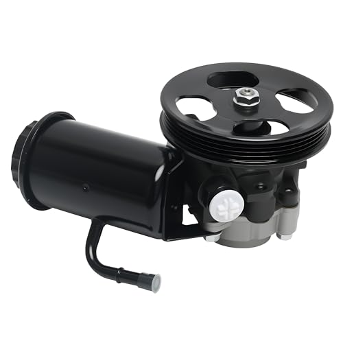 Loautong 21-5229 Power Steering Pump with Pulley Reservoir for Toyota Tacoma V6 3.4L 1996-2004, for Toyota 4Runner V6 3.4L 1996-2002, for Toyota T100 V6 3.4L 1995-1998, OE 215229 56110-RAA-A01
