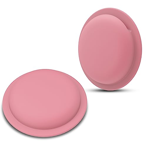 Airtag Sticker de silicona rosa para evitar pérdidas en mandos a distancia y móviles, 2 unidades
