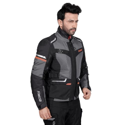 Image of Raida Rover 2 Touring Motorcycle Jacket | Lightest in Its Class | CE Level 2 Armoured | Hydration Bladder Compatible | Waterproof Rain & Thermal Liners included