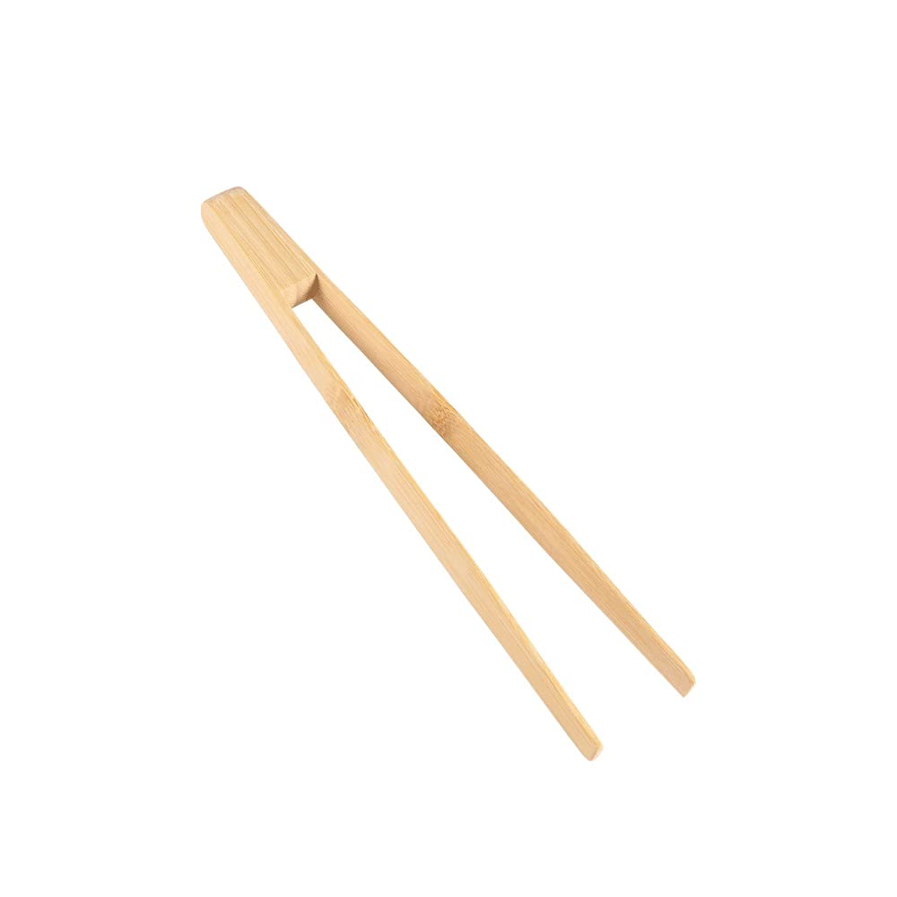 Pinzas de Cocina, tostadora de bambú, Pinzas de Cocina, tostadora Larga de fácil Agarre, Pinzas para Servir para cocinar Tostadas, Pan, Barbacoa, Asar, Hornear, freír