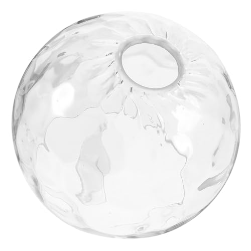Zerodeko Paralume Decorativo in Vetro Trasparente a Globo per Lampada a Sospensione Copertura per Apparecchio di Illuminazione Paralume Sostitutivo Leggero Bordo Arrotondato Adatto per