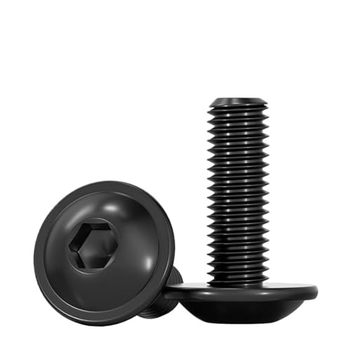 Vis tête ronde M3x16mm noire en acier inoxydable 304 pour vos petits assemblages de précision